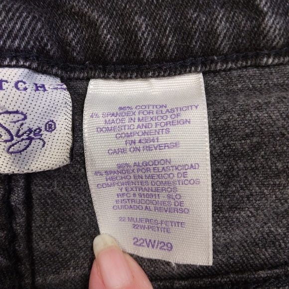 JEANS Just My Size Stretch Black 22W - Picture 7 of 13